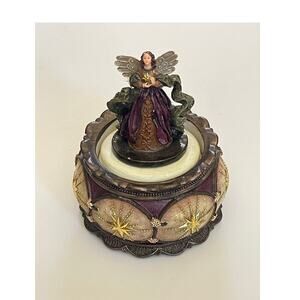 Vintage Resin Musical Angel